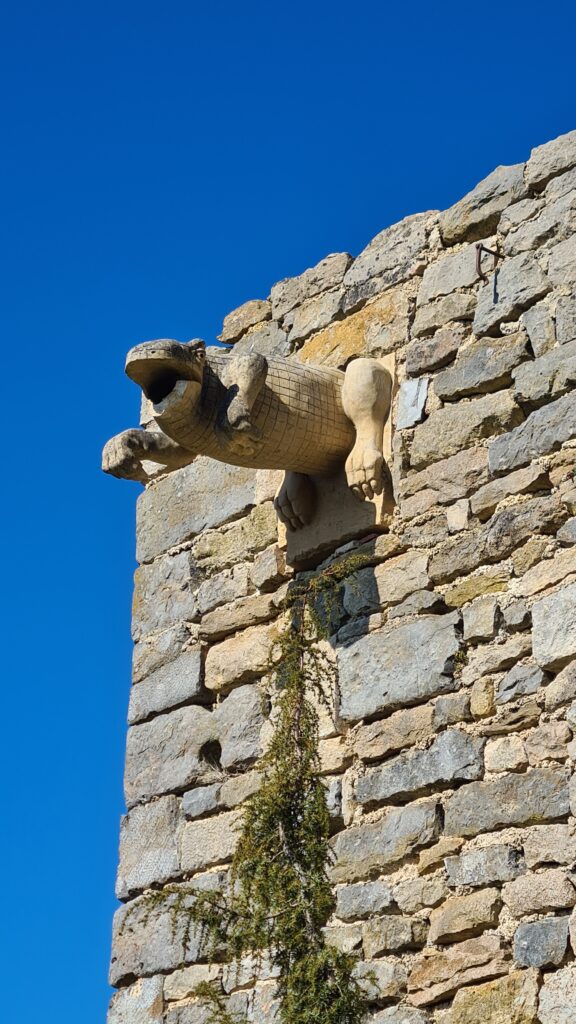 Photographie de gargouille au château de Mâlain