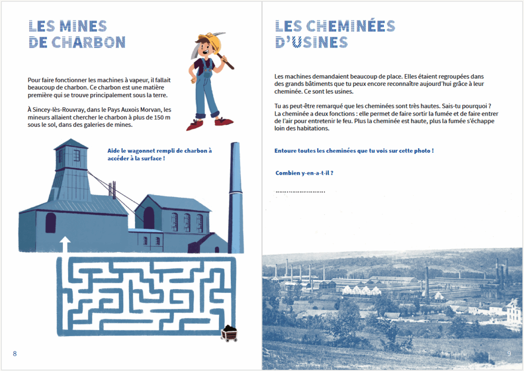 Visuel double-page Explorateurs - Le patrimoine industriel en Auxois Morvan